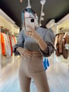 Vizon Geniş Kemer İspanyol Paça Pantolon