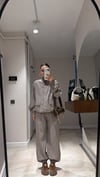 Vizon Paça Lastikli Tensel Pantolon Takım