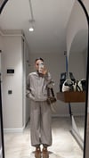 Vizon Paça Lastikli Tensel Pantolon Takım