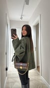 Yeşil Marka Model Oversize Sakallı Ceket