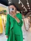 Yeşil Oversize Gömlek