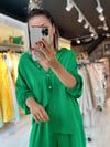 Yeşil Oversize Gömlek