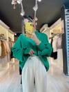 Yeşil Oversize Kazak 