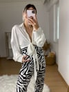 Zebra Desen Salvar Pantolon