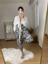 Zebra Desen Salvar Pantolon