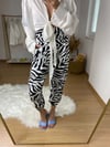 Zebra Desen Salvar Pantolon