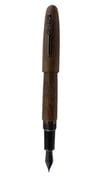 All American Golden Walnut Gunmetal Limited Edition Fountain Pen Omniflex 