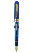 Conklin Mark Twain Blue Demo Crescent Fountain Pen M Tip