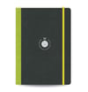 Flex Book 29 Esnek Notebook 15,5X21,5 Açık Yeşil Şerit Çizgisiz 96 Sayfa 170gr