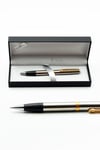 Inoxcrom Wall Street Serisi Elegance Steel Gold Tükenmez Kalem