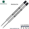 Monteverde Capless Gel Refill (to fit Parker), 0.5 mm Extra Fine Needle Point, Black