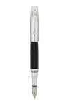 Monteverde Invincia Serisi MV40065 Chrome Carbon Fiber Dolma Kalem M Uç