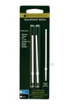 Monteverde Refil Serisi Q132 Papermate Metal Siyah Roller 2'li M Uç