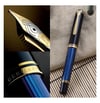 Pelikan Souveraen M800 Mavi Siyah Dolma Kalem