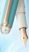 Platinum Limited Edition #3776 Shape of Heart Bluebird Fountain Pen