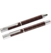 Steelpen Active Serisi 1003DT Slayt Kahve Dolma Kalem+Tükenmez Kalem