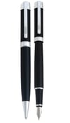 Steelpen Capital Serisi 285 Siyah Dolma Kalem+Tükenmez Kalem