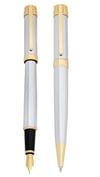 Steelpen Capital Serisi 286 Gold Dolma Kalem+Tükenmez Kalem