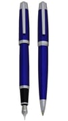 Steelpen Carens Serisi 262 Mavi Dolma Kalem+Tükenmez Kalem
