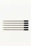 Steelpen Crosss Tipi Metal 5'li Yedek Siyah Refil