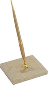 Steelpen  NO 56 Gold Çiftli Mermer Masa Seti