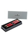 Steelpen Pearl Serisi 4588 Kırmızı Gold Dolma Kalem + Tükenmez Kalem Seti