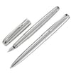 Steelpen Saturn Serisi 2357 Parlak Krom Dolma Kalem+Tükenmez Kalem