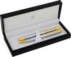 Steelpen Serra Serisi 800-4 Krom Dolma Kalem+Tükenmez Kalem