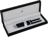 Steelpen Slim Serisi 8139 Siyah Dolma Kalem+Tükenmez Kalem 