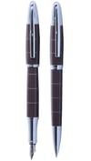 Steelpen Venüs Serisi 1713DT Kahve Dolma Kalem+Tükenmez Kalem