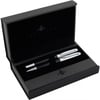 Steelpen World Serisi 2710 Krom Siyah Dolma Kalem+Tükenmez Kalem