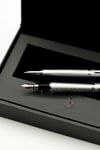 Steelpen World Serisi 2711 Mat Krom Dolma Kalem+Tükenmez Kalem Seti