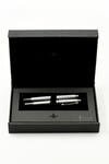 Steelpen World Serisi 2711 Mat Krom Dolma Kalem+Tükenmez Kalem Seti