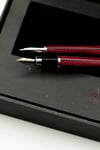 Steelpen World Serisi 2714 Bordo Dolma Kalem+Tükenmez Kalem Seti
