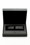 Steelpen World Serisi 2715 Parlak Krom Dolma Kalem+Tükenmez Kalem Seti