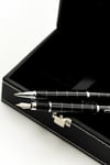 Steelpen World Serisi 2721 Siyah Dolma Kalem+Tükenmez Kalem Seti