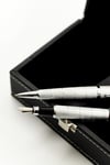 Steelpen World Serisi 2722 Mat Krom Dolma Kalem+Tükenmez Kalem Seti