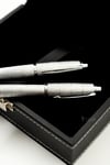 Steelpen World Serisi 2722 Mat Krom Dolma Kalem+Tükenmez Kalem Seti