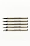 Steelpen Y720 Plastik Yedek 5'li Uzun Normal Siyah