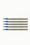 Steelpen Y720 Plastik Yedek 5'li Uzun Normal Mavi