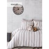 Cotton Life Çift Kişilik Nevresim Takımı  İpliği Boyalı Natural Kahve