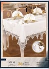Gülse Yemek Takımı Masa Seti 12 Kişilik 26 Parça 160 × 260 cmRunner Set Krem