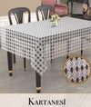 Masa Örtüsü Tablecloth 150x260 cm Dantel Yemek Masası Örtüsü Kartanesi Selinda Model Ekru