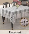 Masa Örtüsü Tablecloth 150x350 cm Dantel Yemek Masası Örtüsü Kartanesi Selinda Model Ekru