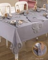 Planet Amerikan Servisli Yemek Takımı Masa Seti 8 Kişilik 34 Parça Supla Runner Set 160 × 260 cm