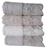Pupilla 4'lü Paket Bambu 50*90 Nakışlı Havlu Lena