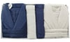 PUPILLA AİLE BORNOZ SETİ COTTON ATHENA EKRU - LACİVERT