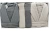 PUPILLA AİLE BORNOZ SETİ COTTON ATHENA ANTRASİT - AÇIK PUDRA