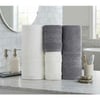Şıkel Hamam Takımı Cotton Lorel Krem- Antrasit