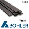 Böhler N690 Paslanmaz Çelik Lama 7 mm